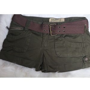 Dollhouse non-denim belted cargo shorts
